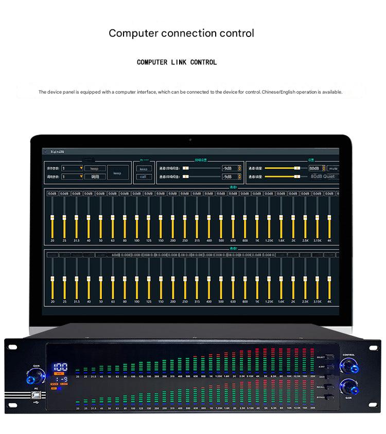 Audio equalizer in a lifestyle setting