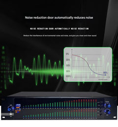 Audio equalizer in a studio environment