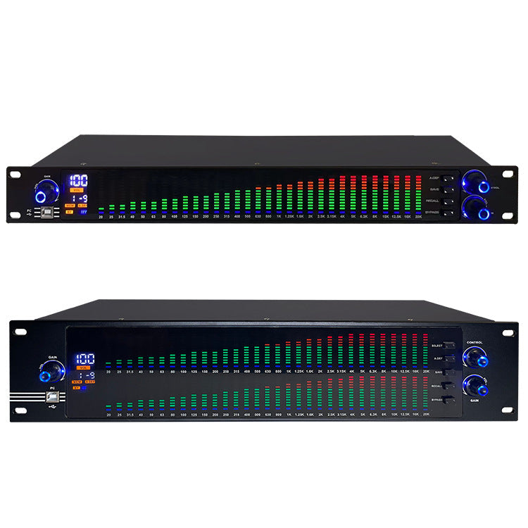 Audio equalizer in a studio environment