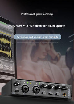 Professional USB audio interface for karaoke