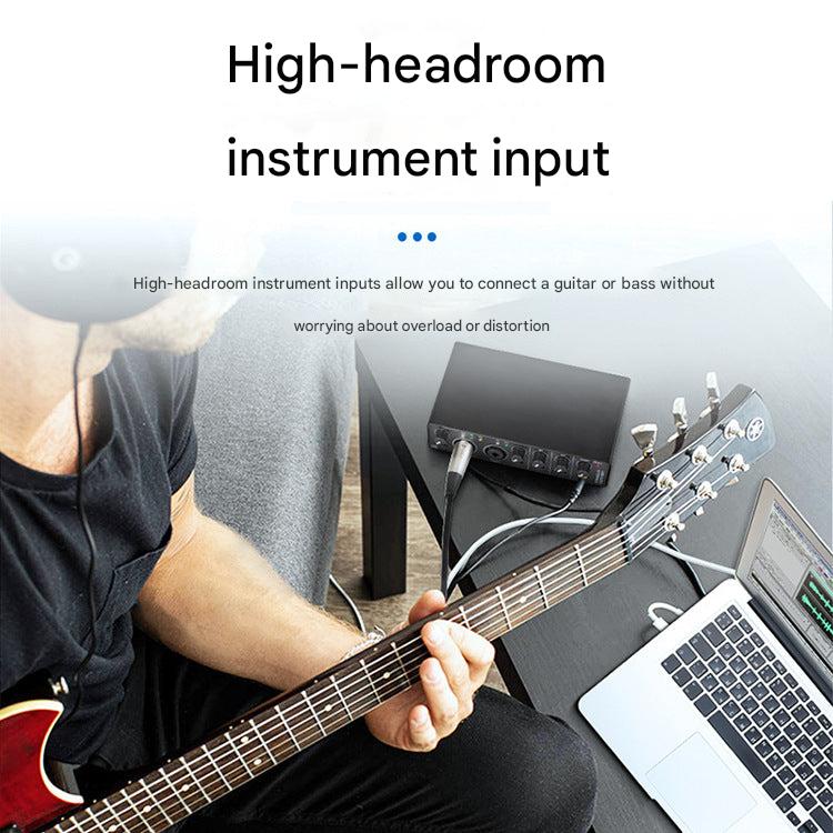 Professional USB audio interface compact design