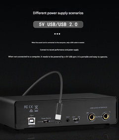Professional USB audio interface for instrument recording