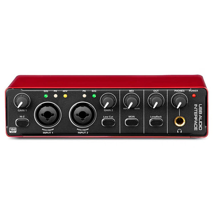 Professional USB audio interface compact design