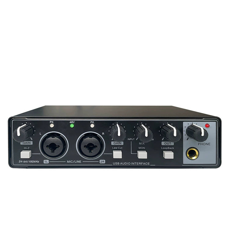 Professional USB audio interface for vocal recording