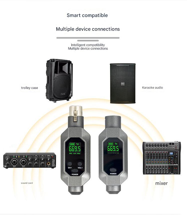 Wireless microphone system for musicians