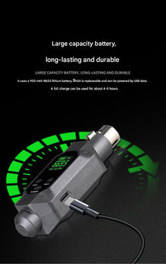 Rechargeable microphone system for performances