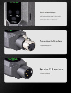 Wireless microphone system stage performance