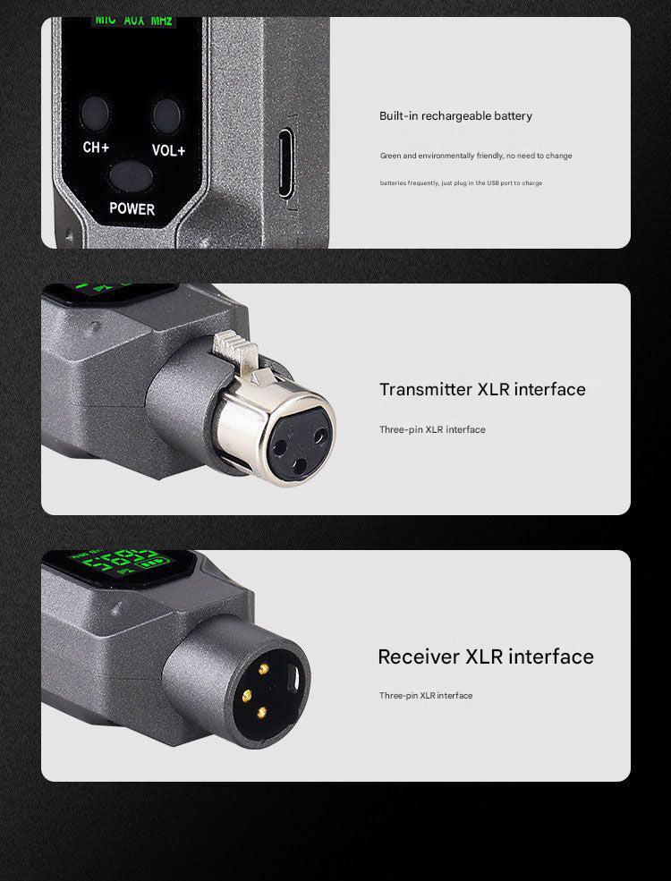 Wireless microphone system stage performance