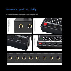4-channel headphone amplifier front view