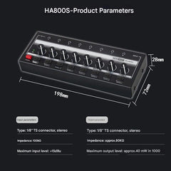 4-channel headphone amplifier packaging