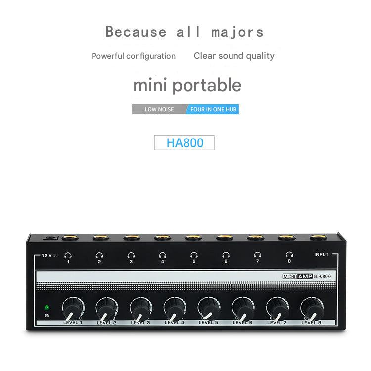 4-channel headphone amplifier accessories included