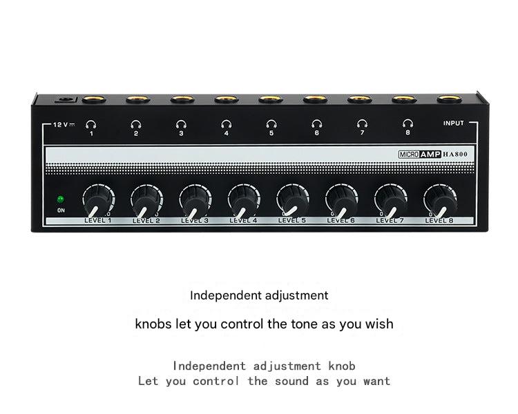 4-channel headphone amplifier detailed features