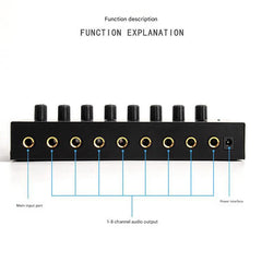 4-channel headphone amplifier used in live performance