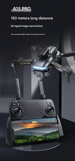 Image of A15 drone in flight with HD camera