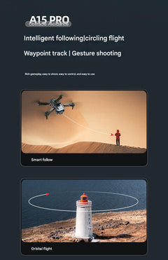 Foldable design of A15 drone for portability