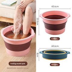 Close-up of plastic foot bath material