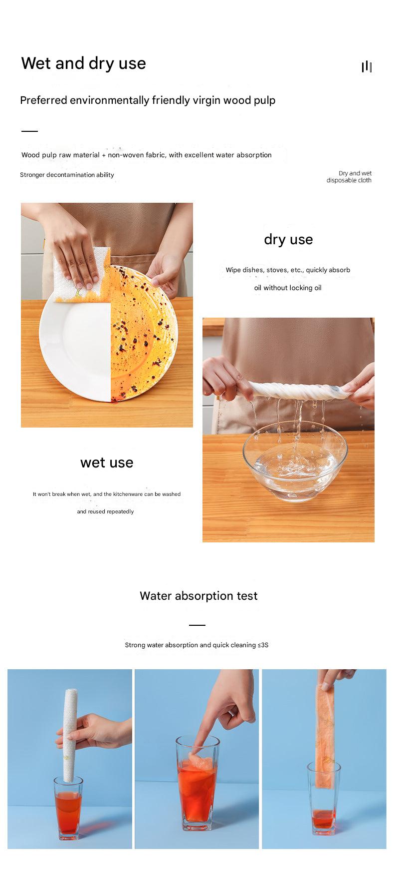 Absorbent Cleaning Cloth displayed