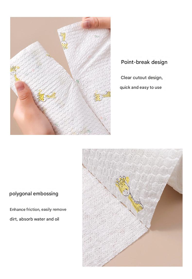 Kitchen Use of Absorbent Wipe