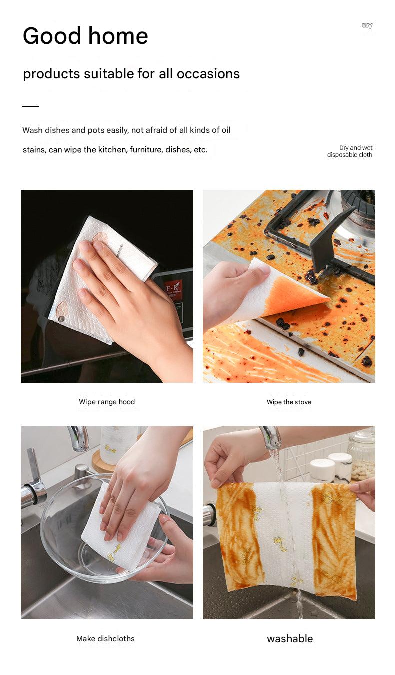 Image of Cleaning Cloth and Kitchen Supplies