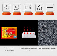 Self-Heating Foot and Body Warmer packaging