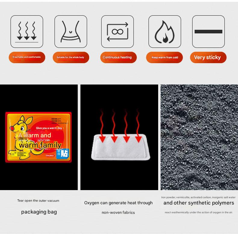 Self-Heating Foot and Body Warmer packaging