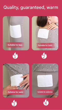 Self-Heating Foot and Body Warmer in outdoor setting