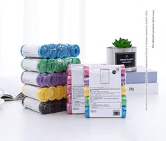 Heavy-duty colourful trash bags for kitchen