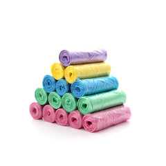 Assorted rolls of durable kitchen waste bags