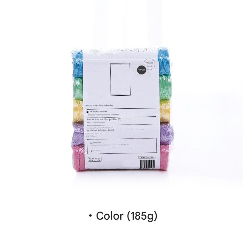 Eco-friendly colourful plastic garbage bags
