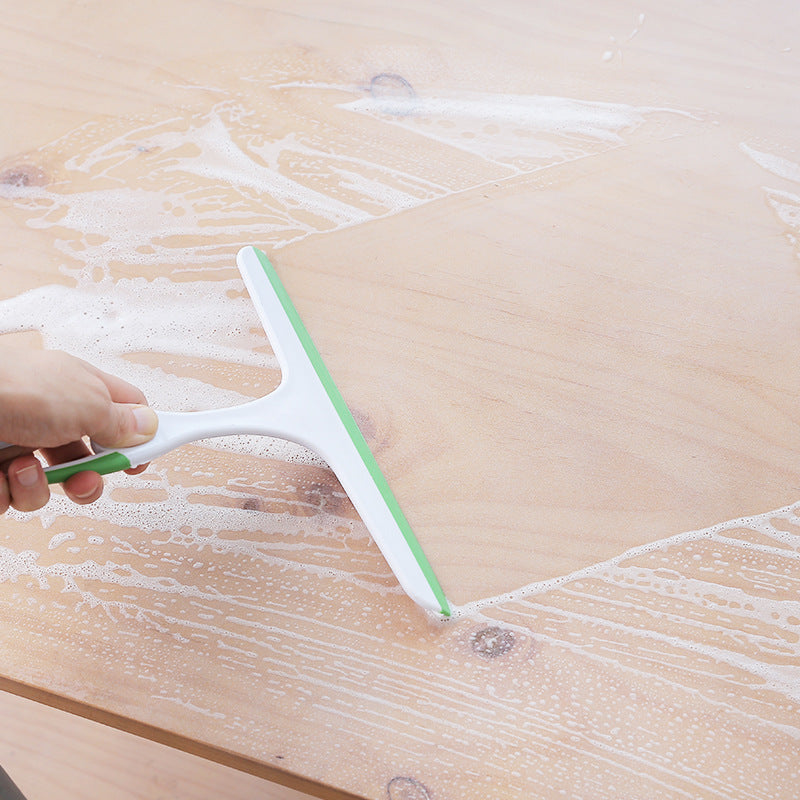Single-sided glass cleaning squeegee