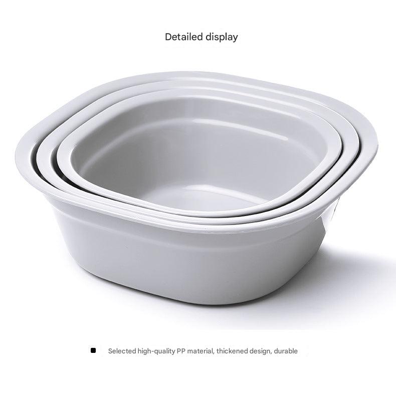 Plastic bowl showing functionality for home tasks