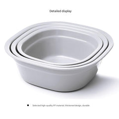 Plastic bowl showing functionality for home tasks