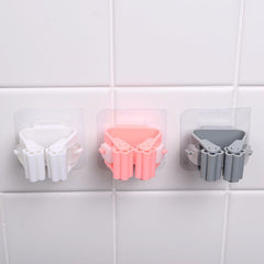 Organised bathroom cleaning tools