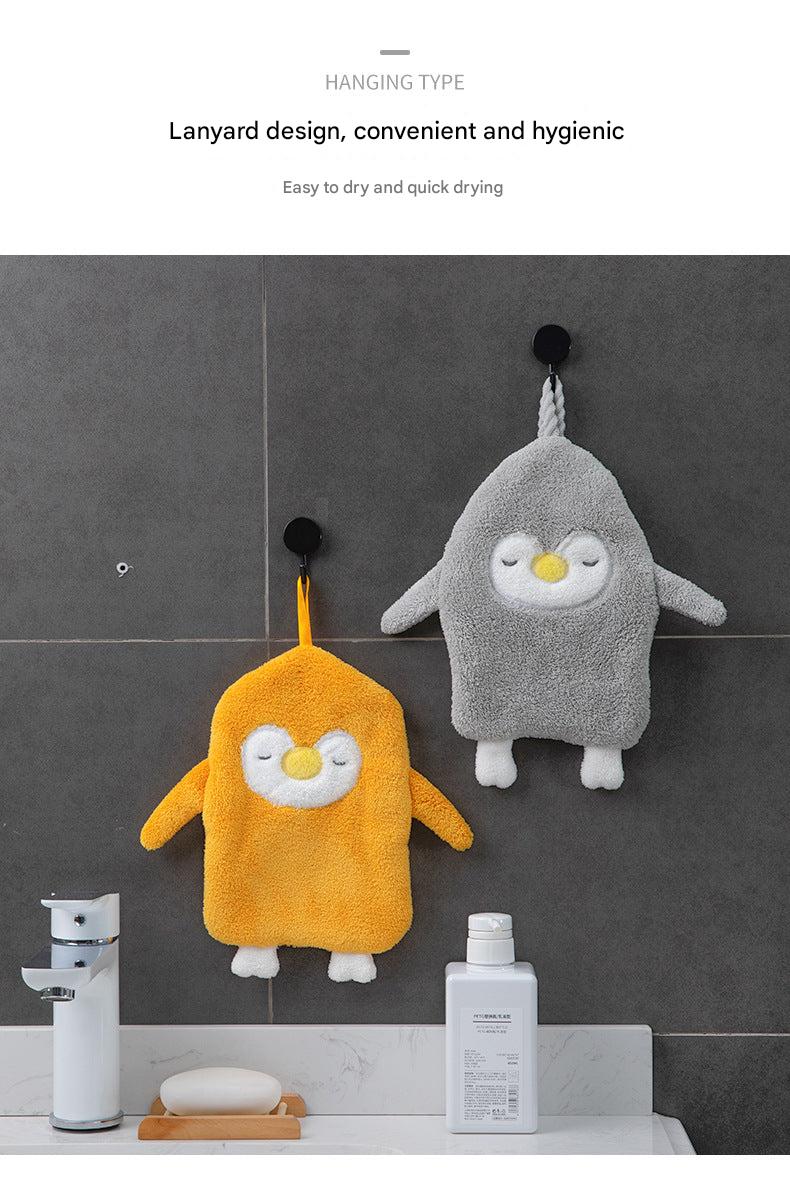Lifestyle image of absorbent hand towels in use