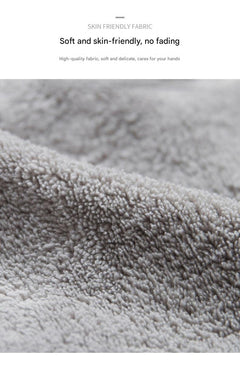 Hanging towel in a neat and tidy bathroom setting