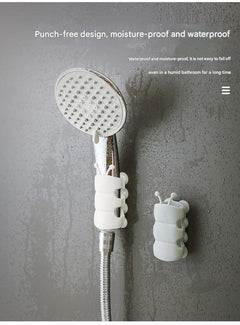 Adjustable Suction Shower Head Holder front view