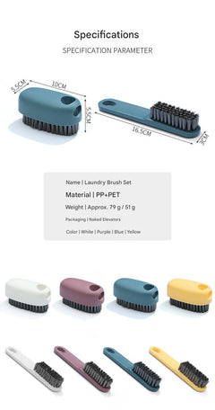 Brushing shoes with the multi-functional cleaning brush - image 8