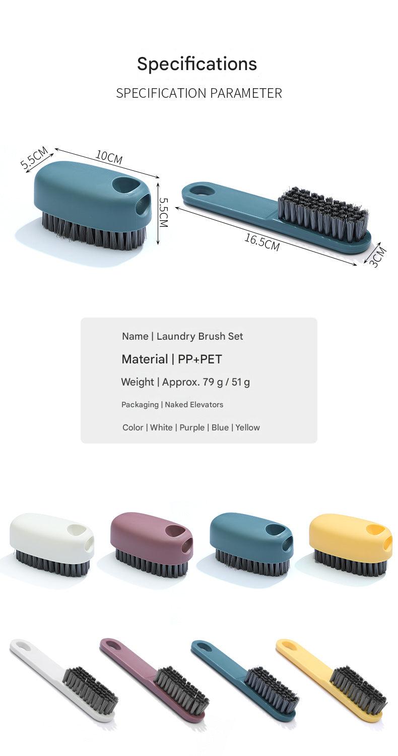 Brushing shoes with the multi-functional cleaning brush - image 8