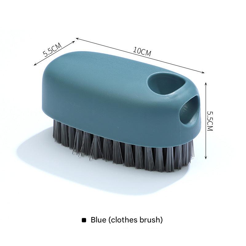 Brushing shoes with the multi-functional cleaning brush - image 8