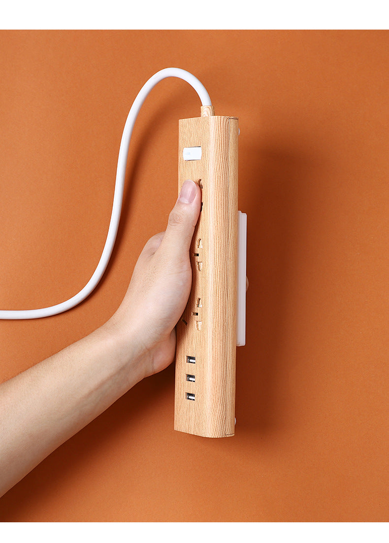 wall-mount cord organizer in modern minimalist style