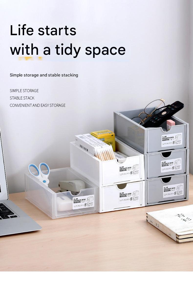 Functional compartments in a desk organiser view