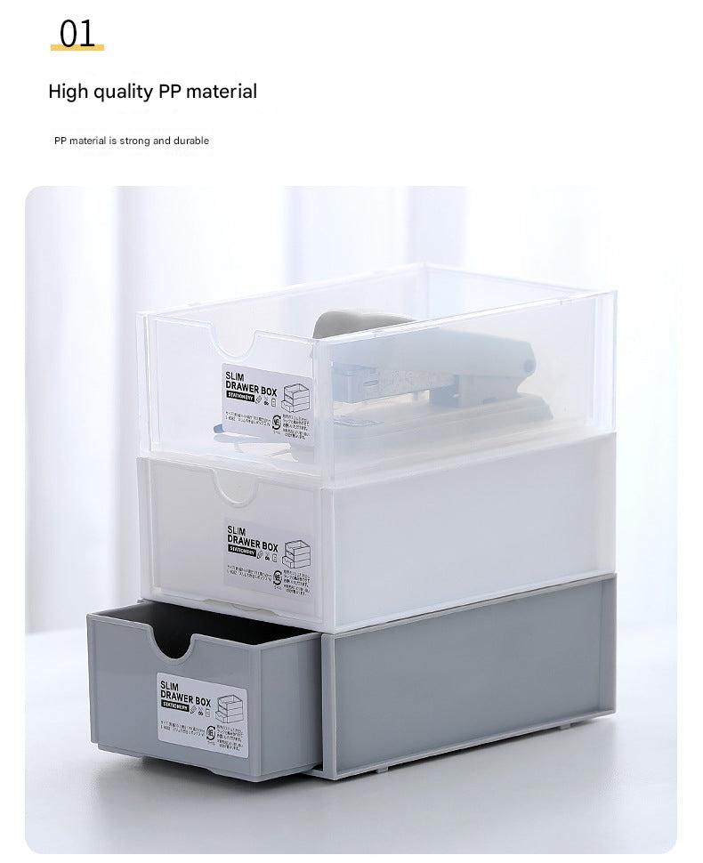 Stackable design of the desk organiser