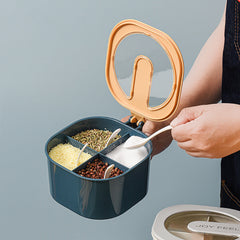 modern Scandinavian spice holder in kitchen