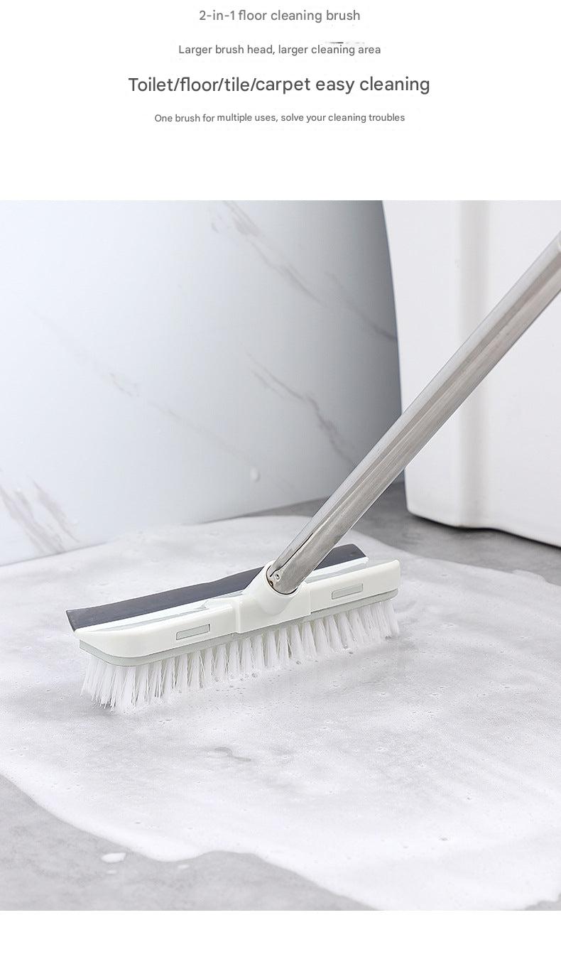 Image of bathroom cleaning brush with long handle