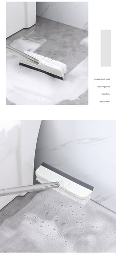 Image of bathroom cleaning brush with long handle