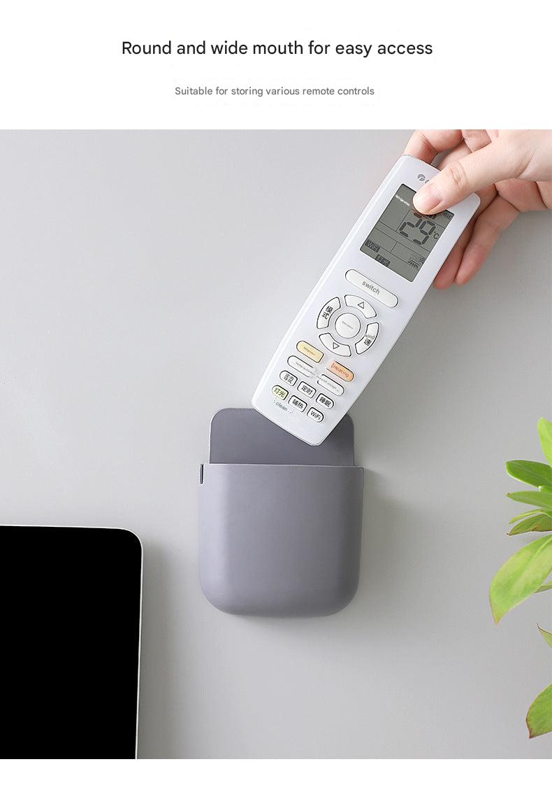 Installation of wall-mounted remote control holder