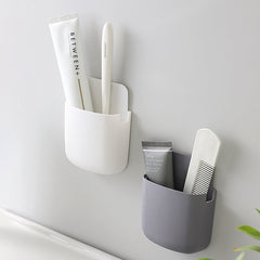 Smart wall-mounted remote control holder - White