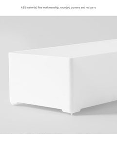 Durable plastic drawer storage box for office