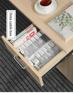 Durable plastic drawer storage box for office