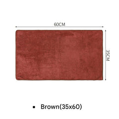 Set of reusable microfiber cleaning cloths
